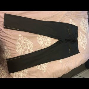 Faux leather pants